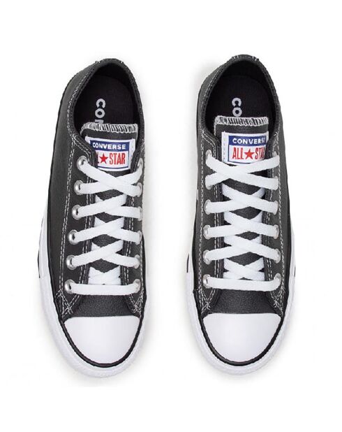 Baskets en Cuir Ox noires