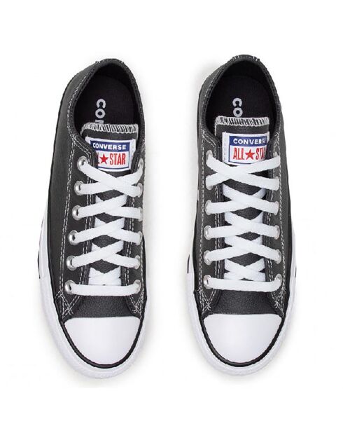 Baskets en Cuir Ox noires