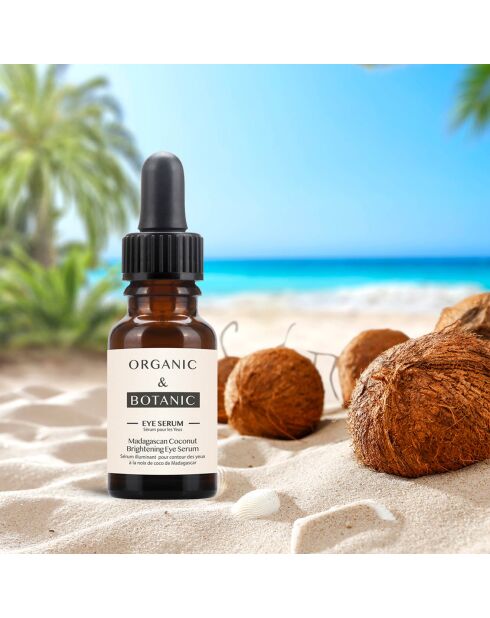 Sérum contour des yeux à la noix de coco de Madagascar - 15 ml
