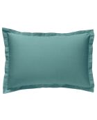 Taie d'oreiller 100% Satin de Coton céladon