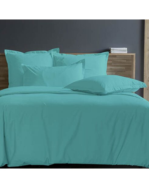 Housse de couette 100% Satin de Coton céladon