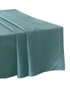 Drap plat 100% Satin de Coton céladon
