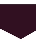 Drap housse 100% Satin de Coton bonnet 40 cm aubergine