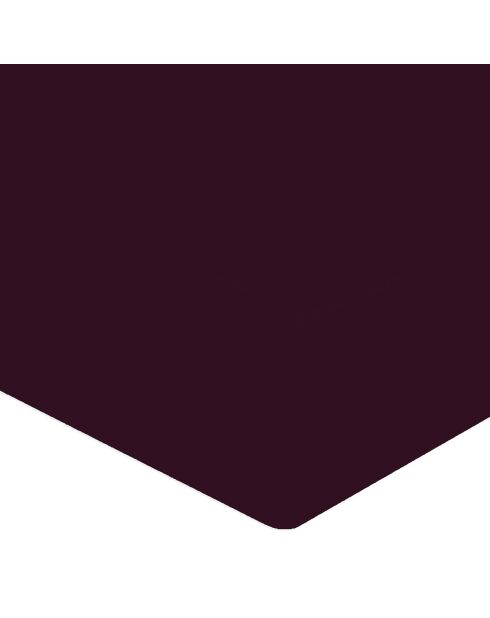 Drap housse 100% Satin de Coton bonnet 40 cm aubergine