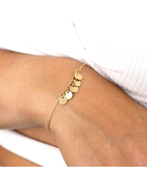 Bracelet Mini Luna en Laiton doré
