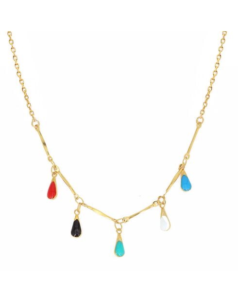 Collier Amalia en Laiton doré