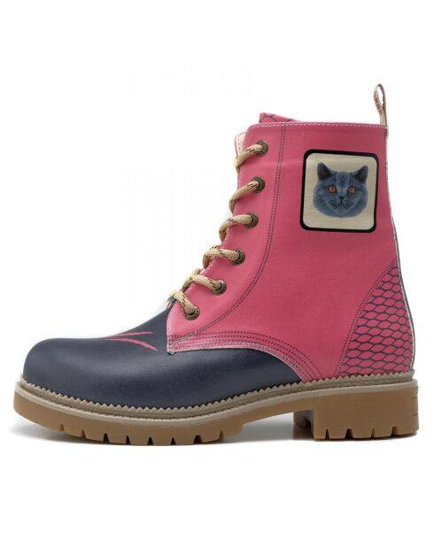 Bottines NRJ rose/violet