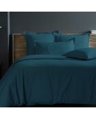 Housse de couette 100% Satin de Coton  lagon