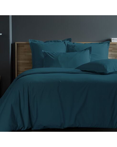 Housse de couette 100% Satin de Coton  lagon