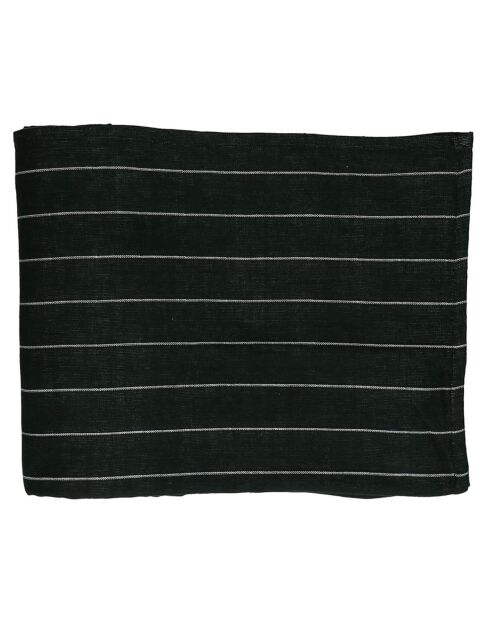 Nappe Lazy noir/blanc