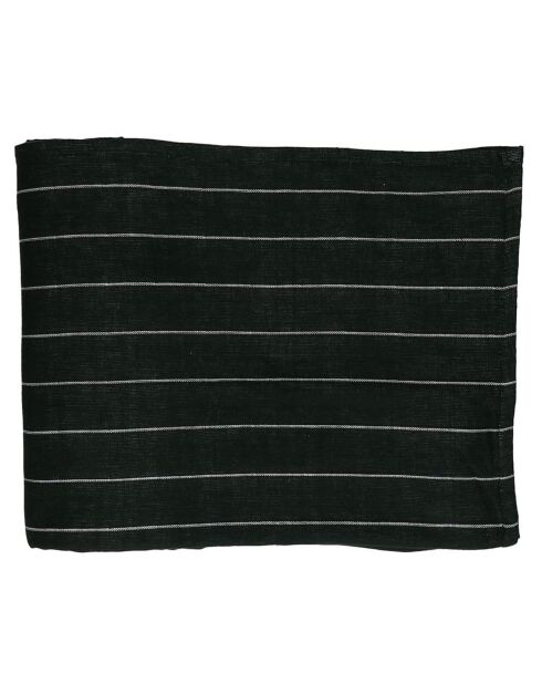 Nappe Lazy noir/blanc