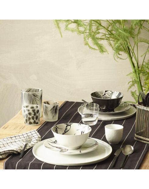 Nappe Lazy noir/blanc