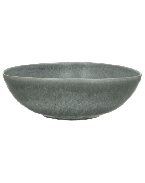 Saladier en Grès Galet gris/bleu - 27x21x9 cm
