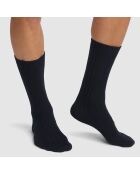 2 paires de Chaussettes Bambou noires