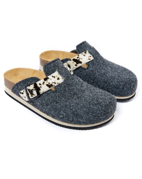 Chaussons en Feutrine Ester bleus