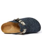 Chaussons en Feutrine Ester bleus