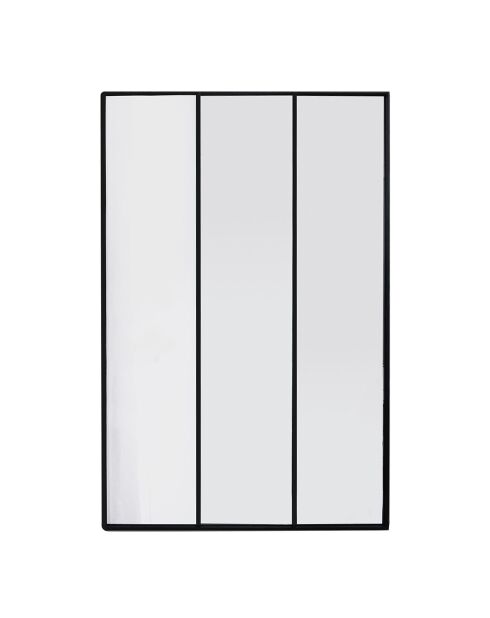 Miroir Atelier XXL noir - 87x126 cm