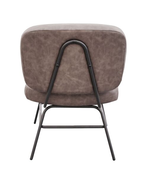 Fauteuil Détroit gris - 59x70.5x74.5 cm