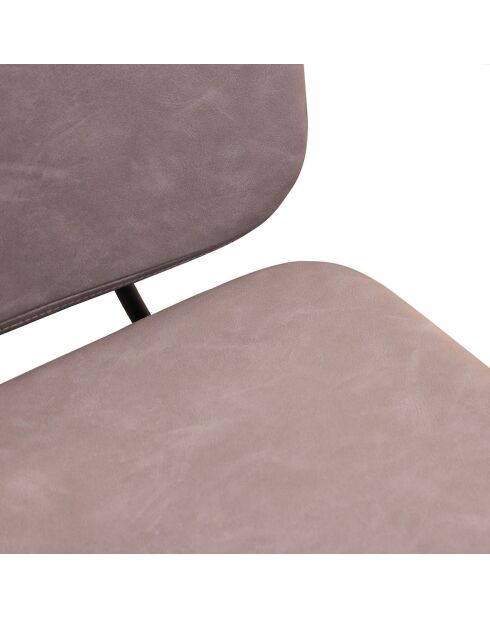 Fauteuil Détroit gris - 59x70.5x74.5 cm