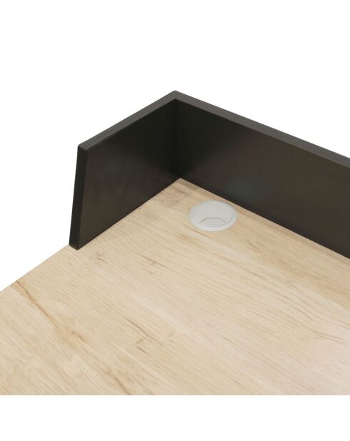 Bureau Brice noir - 90x50x84 cm