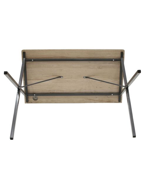 Bureau Brice noir - 90x50x84 cm