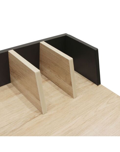 Bureau Brice noir - 90x50x84 cm