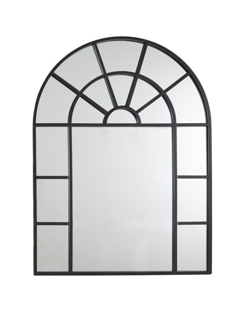Miroir fenêtre noir - 60x85 cm