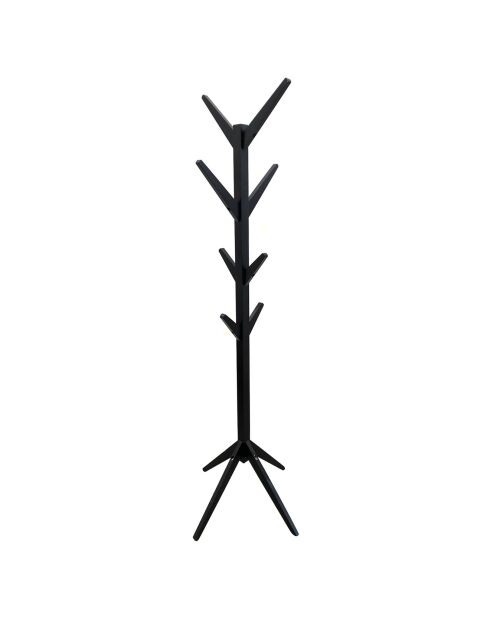 Porte-manteaux arbre noir - 44.5x44.5x177 cm