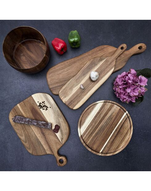 Planche de présentation marron - 45x29 cm