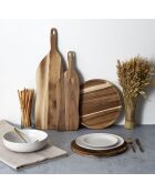 Tavola di presentazione marrone - 49,5x15 cm