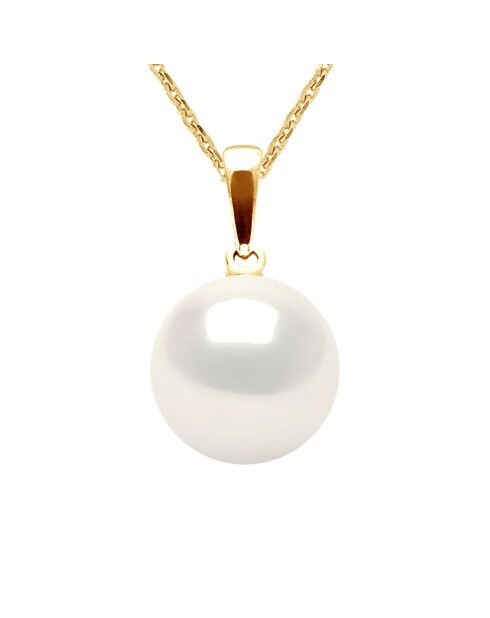 Geelgouden en zoetwaterparel, natuurlijke witte knophanger