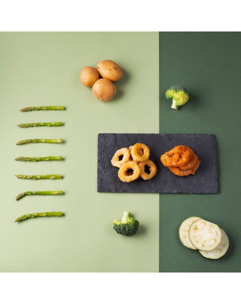 Fritteuse mit zwei Fächern