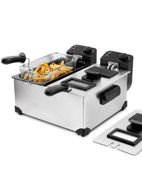 Friteuse double bac
