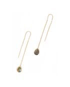 Joplin Labradorit-Ohrringe aus Goldmessing