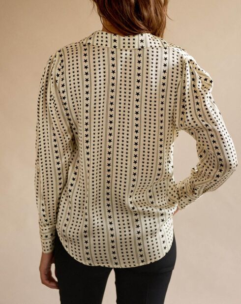 Chemise Babou imprimée écrue