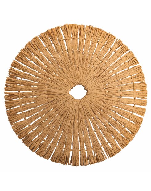 6 Sets de table Chocolat multicolores - D.38 cm