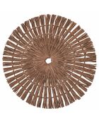 6 mehrfarbige Schokoladen-Tischsets - D.38 cm