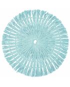 6 manteles individuales azules Ocean - D.38 cm