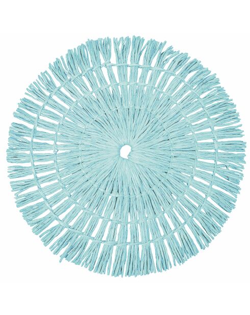 6 Sets de table Ocean bleus - D.38 cm