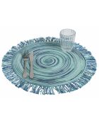 6 manteles individuales Baita azules - D.44,5 cm