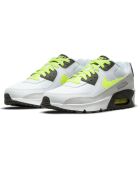 Baskets en Cuir Air Max 90 Gs blanc/gris/fluo