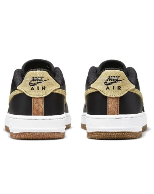 Baskets Air Force 1 Lv8 1 Gs noir/beige