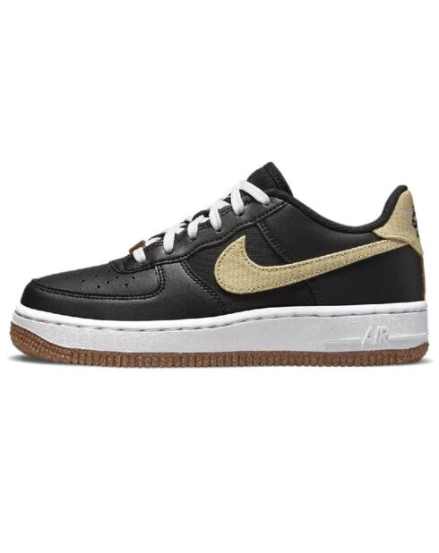 Baskets Air Force 1 Lv8 1 Gs noir/beige