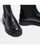 Chelsea Boots en Cuir Frankie noires