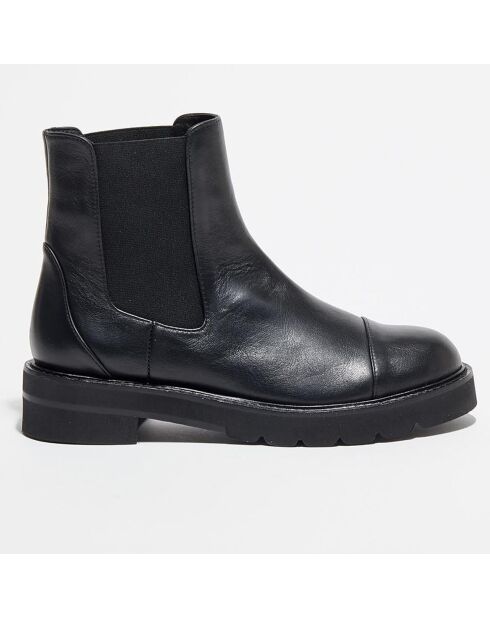 Chelsea Boots en Cuir Frankie noires