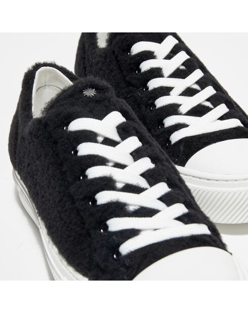 Sneakers en Peau de Mouton Ollie Chill noires