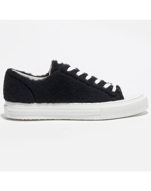 Sneakers en Peau de Mouton Ollie Chill noires