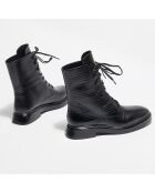 Boots McKenzee effet reptile noires