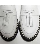 Mocassins en Cuir Mila blancs