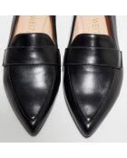 Mocassins en Cuir Clovie noirs